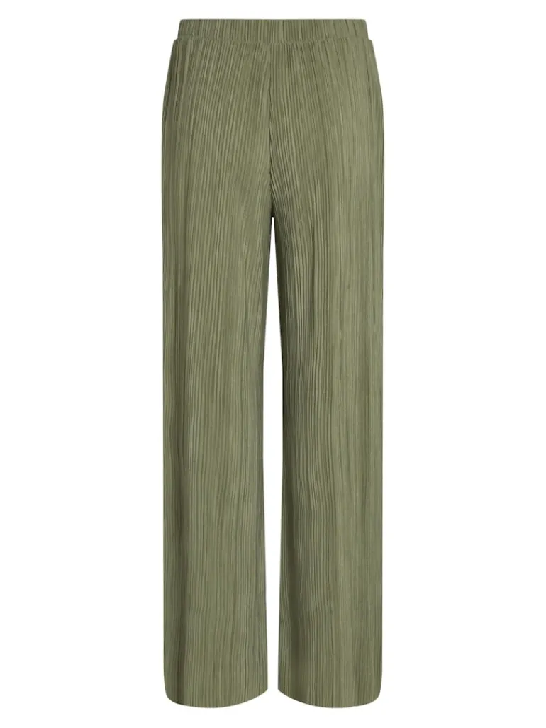 VIPLISA HW LOOSE PANTS - NOOS oil green