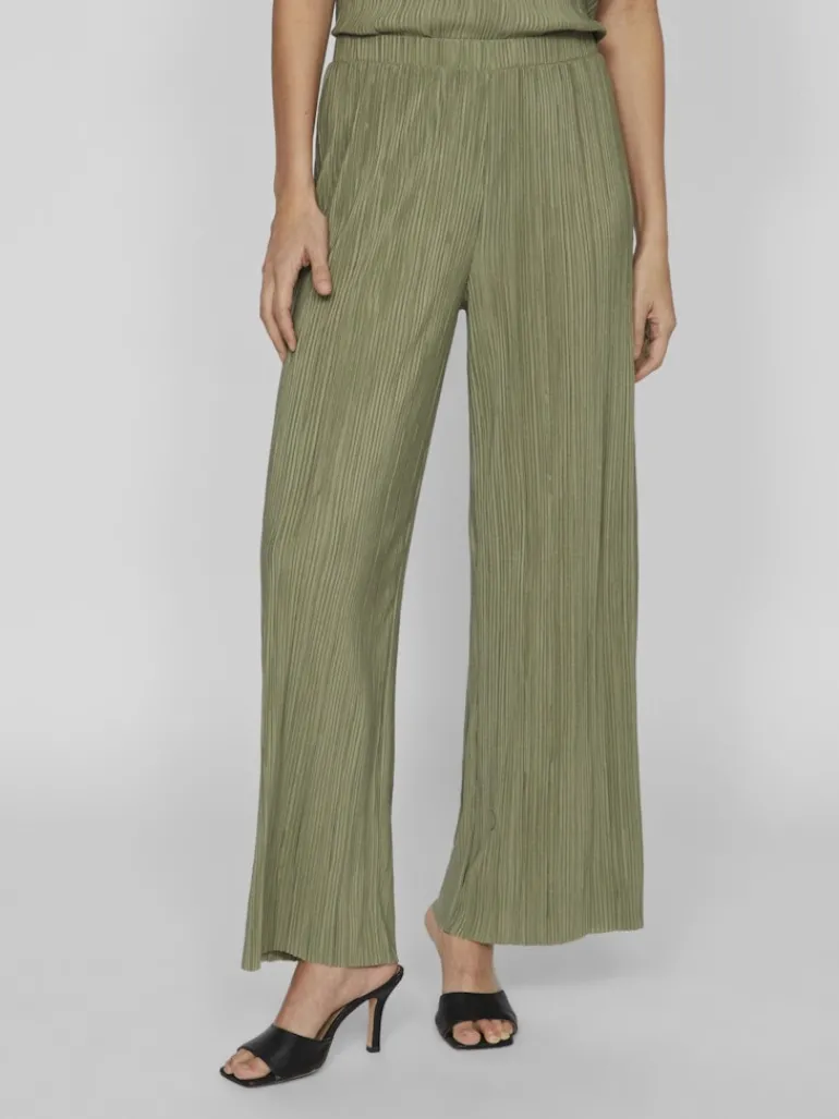 VIPLISA HW LOOSE PANTS - NOOS oil green