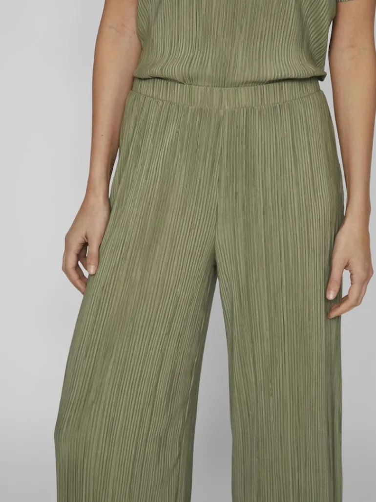 VIPLISA HW LOOSE PANTS - NOOS oil green