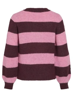 VIPOLANA NEW L/S STRIPE KNIT TOP fig