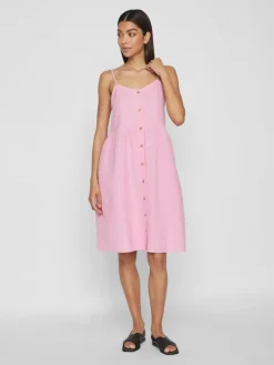 VIPRISILLA NEW S/L STRAP KNEE DRESS begonia pink