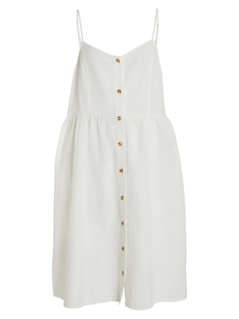 VIPRISILLA NEW S/L STRAP KNEE DRESS snow white