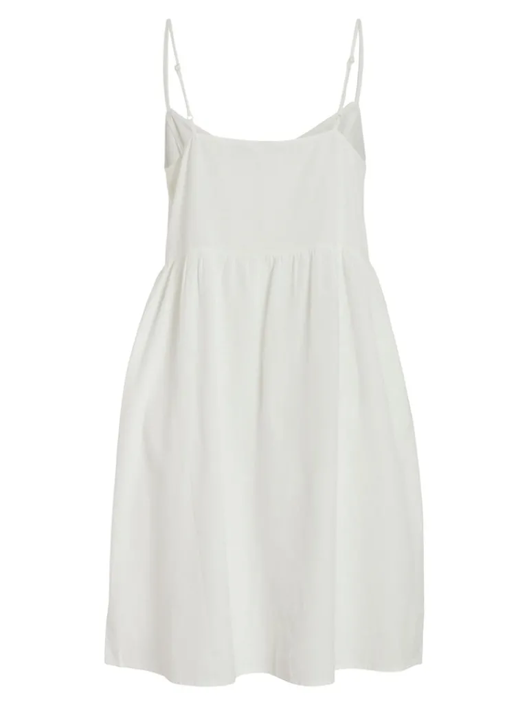 VIPRISILLA NEW S/L STRAP KNEE DRESS snow white