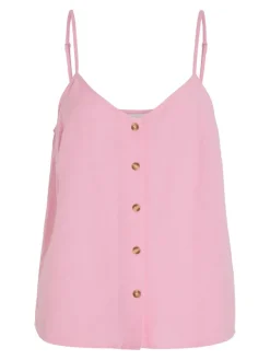 VIPRISILLA S/L BUTTON SINGLET begonia pink