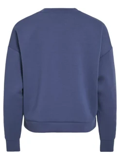 VIREFLECT CITY O-NECK L/S TOP/LC vintage indigo