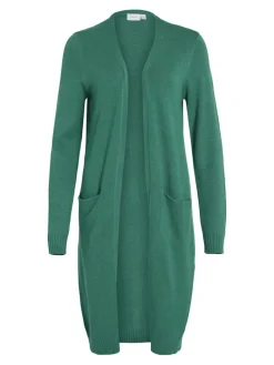 VIRIL LONG L/S KNIT CARDIGAN - NOOS ultramarine green