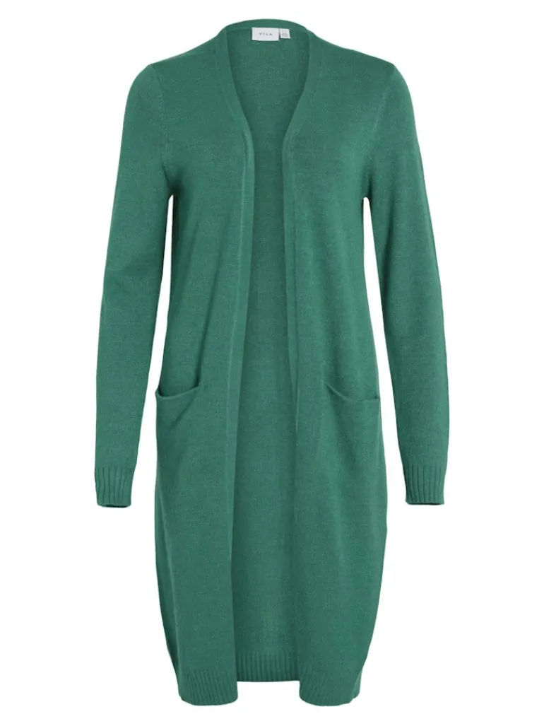 VIRIL LONG L/S KNIT CARDIGAN - NOOS ultramarine green