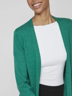 VIRIL LONG L/S KNIT CARDIGAN - NOOS ultramarine green