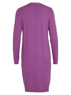 VIRIL LONG L/S KNIT CARDIGAN - NOOS cattleya orchid