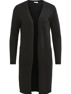 VIRIL LONG L/S KNIT CARDIGAN - NOOS black