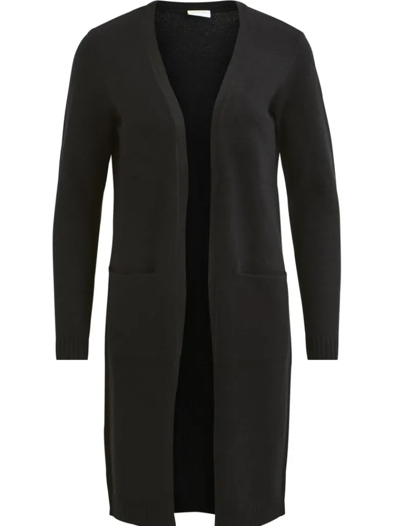VIRIL LONG L/S KNIT CARDIGAN - NOOS black