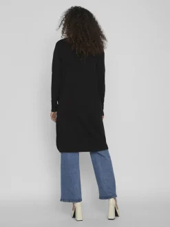 VIRIL LONG L/S KNIT CARDIGAN - NOOS black