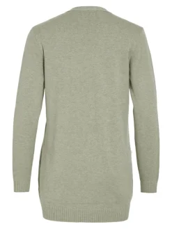 VIRIL OPEN L/S KNIT CARDIGAN - NOOS oil green