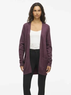VIRIL OPEN L/S KNIT CARDIGAN - NOOS fig