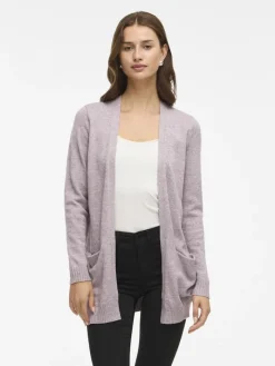 VIRIL OPEN L/S KNIT CARDIGAN - NOOS toadstool
