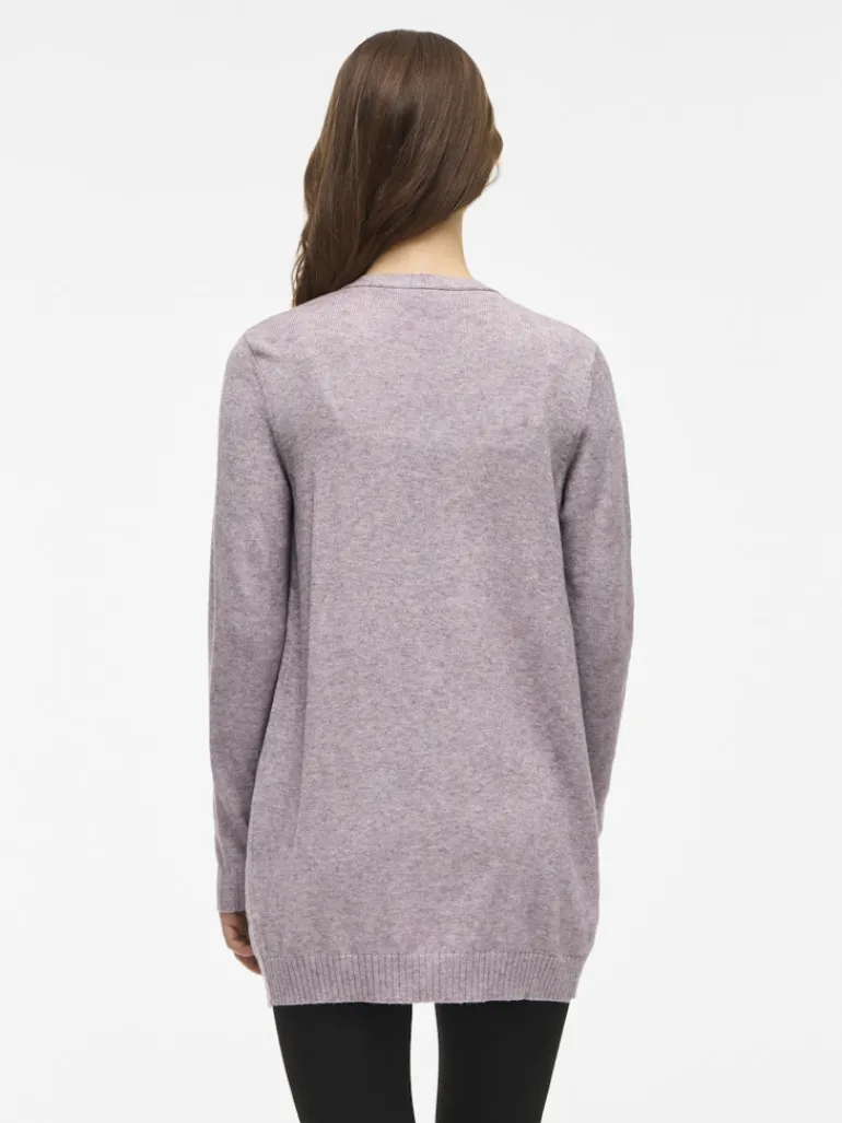 VIRIL OPEN L/S KNIT CARDIGAN - NOOS toadstool