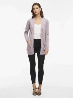 VIRIL OPEN L/S KNIT CARDIGAN - NOOS toadstool