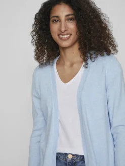 VIRIL OPEN L/S KNIT CARDIGAN - NOOS blau2