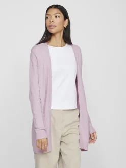 VIRIL OPEN L/S KNIT CARDIGAN - NOOS winsome orchid