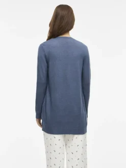 VIRIL OPEN L/S KNIT CARDIGAN - NOOS vintage indigo