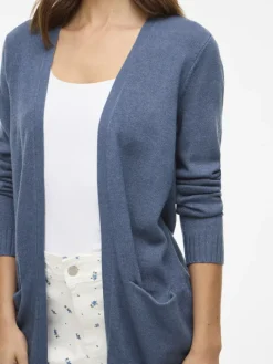 VIRIL OPEN L/S KNIT CARDIGAN - NOOS vintage indigo