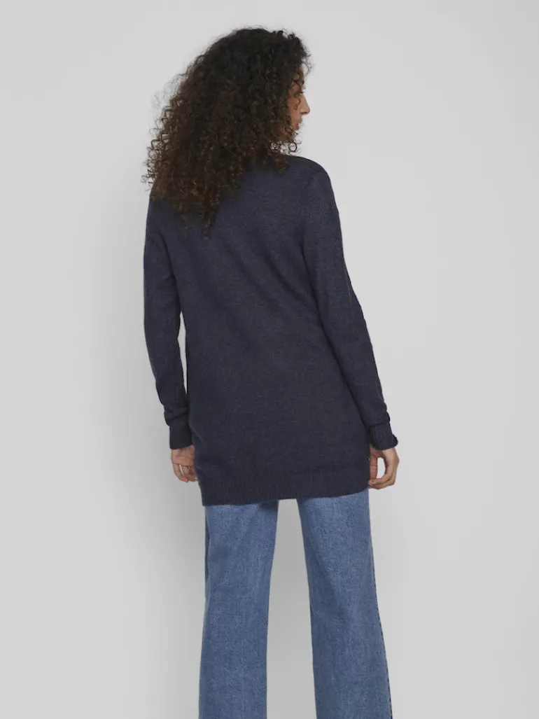 VIRIL OPEN L/S KNIT CARDIGAN - NOOS blau4