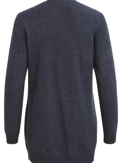 VIRIL OPEN L/S KNIT CARDIGAN - NOOS blau4