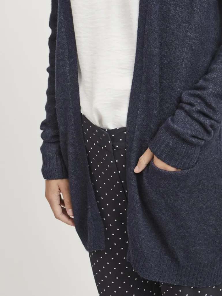 VIRIL OPEN L/S KNIT CARDIGAN - NOOS blau4