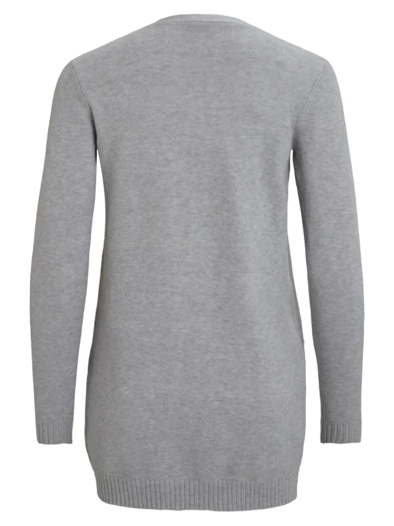 VIRIL OPEN L/S KNIT CARDIGAN - NOOS hellgrau2