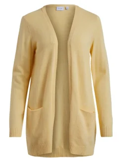 VIRIL OPEN L/S KNIT CARDIGAN - NOOS golden haze