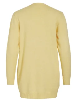 VIRIL OPEN L/S KNIT CARDIGAN - NOOS golden haze
