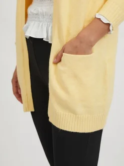 VIRIL OPEN L/S KNIT CARDIGAN - NOOS golden haze
