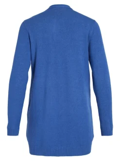 VIRIL OPEN L/S KNIT CARDIGAN - NOOS blau3