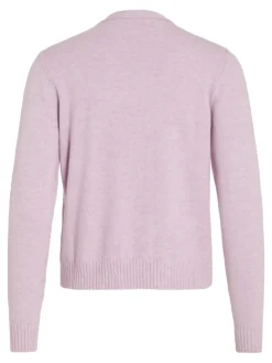 VIRIL SHORT L/S KNIT CARDIGAN-NOOS winsome orchid