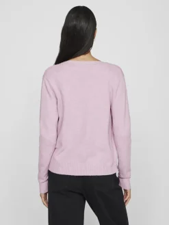 VIRIL SHORT L/S KNIT CARDIGAN-NOOS winsome orchid