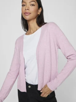 VIRIL SHORT L/S KNIT CARDIGAN-NOOS winsome orchid
