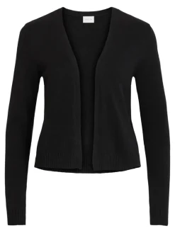 VIRIL SHORT L/S KNIT CARDIGAN-NOOS black