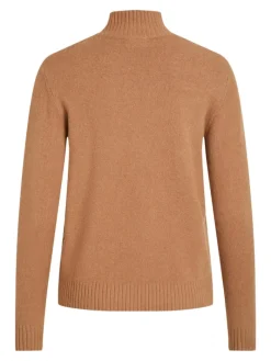 VIRIL TURTLENECK L/S KNIT TOP-FAV tigers eye