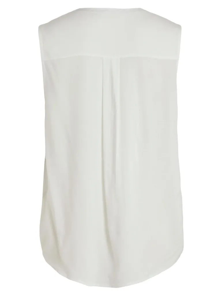 VIROMA V-NECK S/L TOP - NOOS snow white