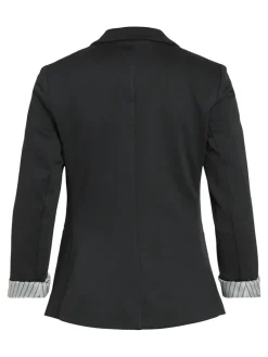 VISAGA L/S JERSEY BLAZER /KA black