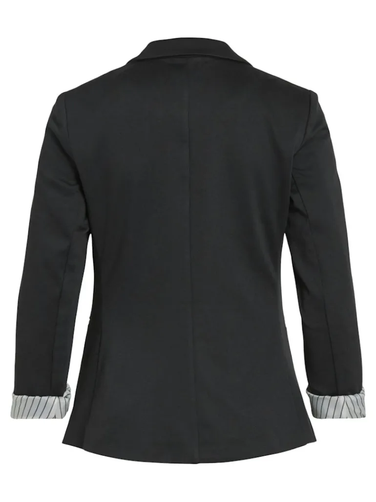 VISAGA L/S JERSEY BLAZER /KA black