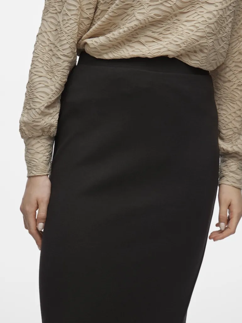 VISANDY HW MIDI SKIRT black