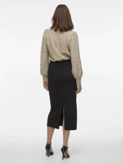 VISANDY HW MIDI SKIRT black