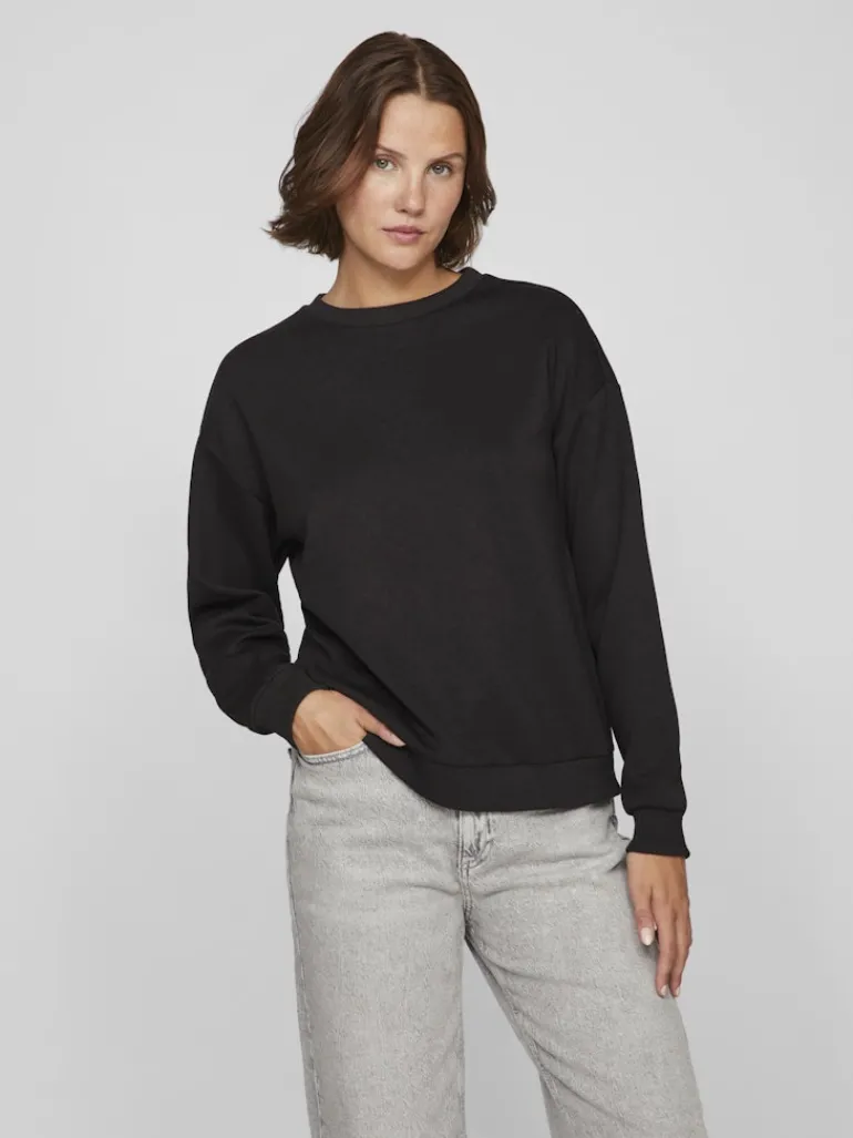 VISANDY L/S SWEAT TOP - NOOS black