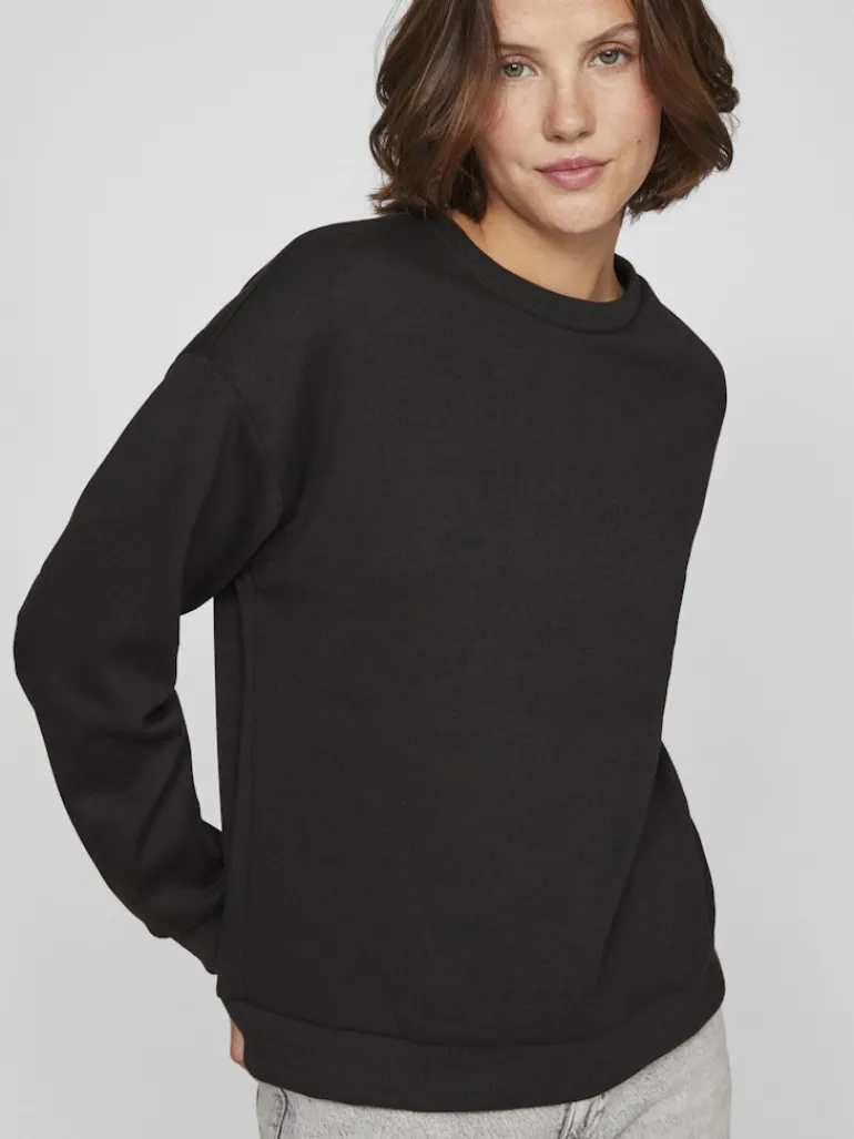 VISANDY L/S SWEAT TOP - NOOS black