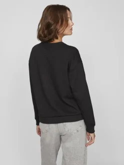 VISANDY L/S SWEAT TOP - NOOS black