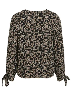 VISAVO L/S TOP / B black