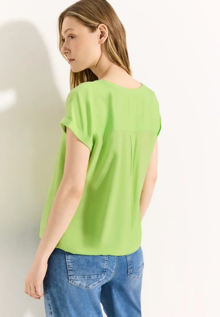 Viskose Bluse soft lime