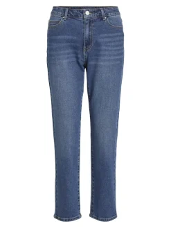 VISOMMER RWRE 7/8 STRAIGHT JEANS - NOOS medium blue denim