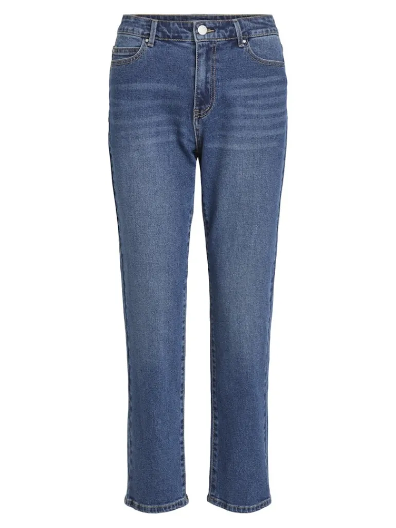 VISOMMER RWRE 7/8 STRAIGHT JEANS - NOOS medium blue denim
